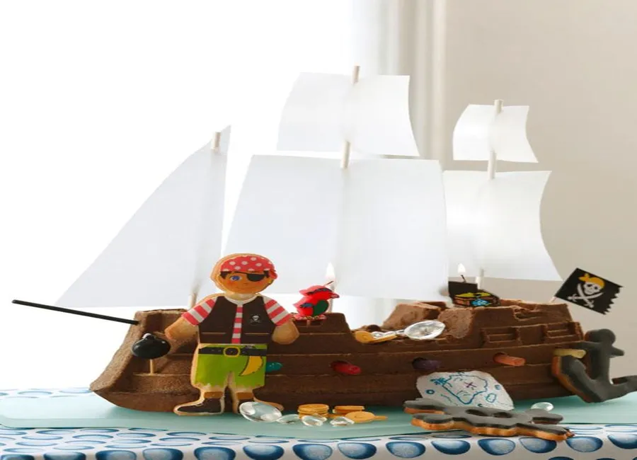 Gâteau anniversaire pirate