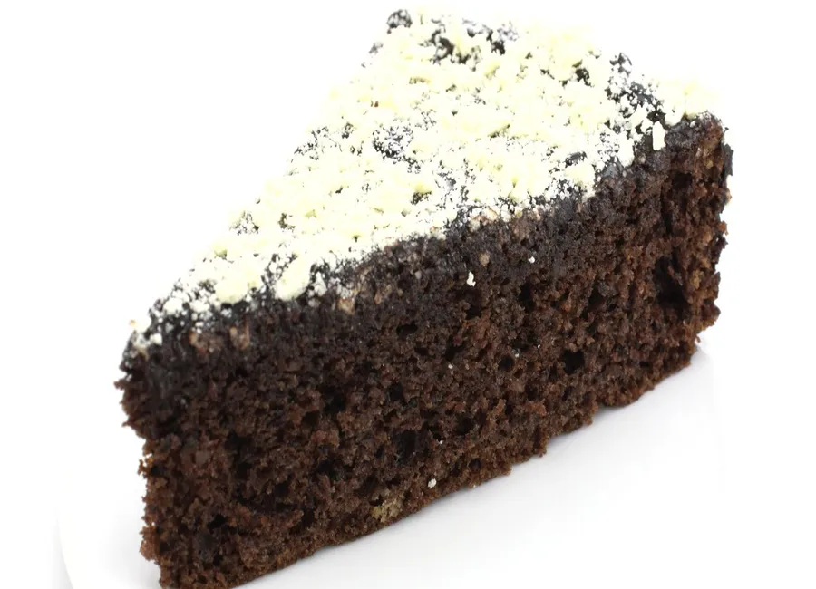 Gâteau au chocolat et sucre glace
