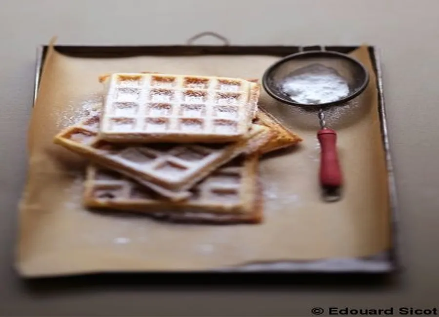 Gaufres au lait de coco