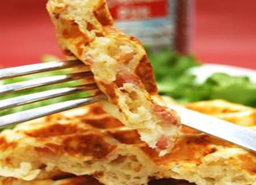 Gaufres bacon et cheddar