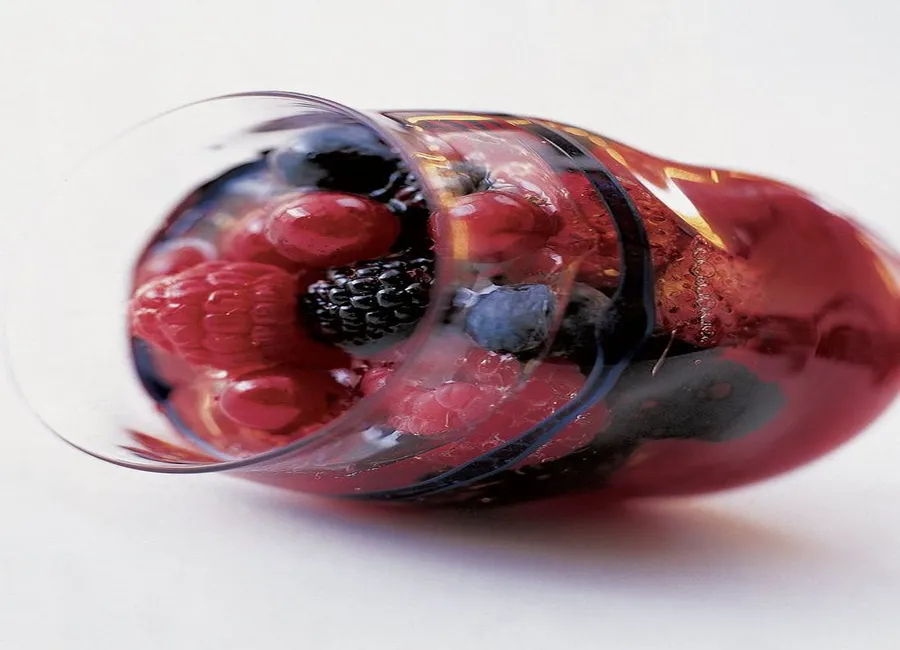 Gelée de muscat de fruits rouges