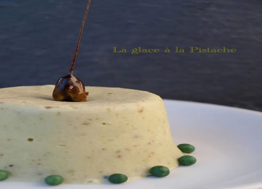 Glace à la pistache... classe !