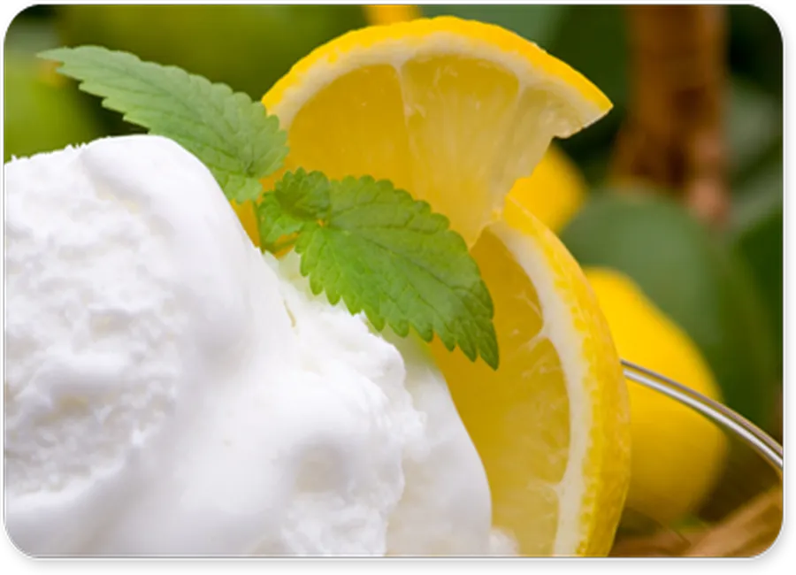 Glace au citron rapide