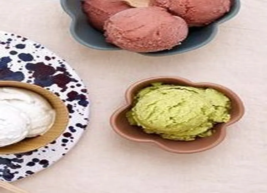 Glace avocat et miel