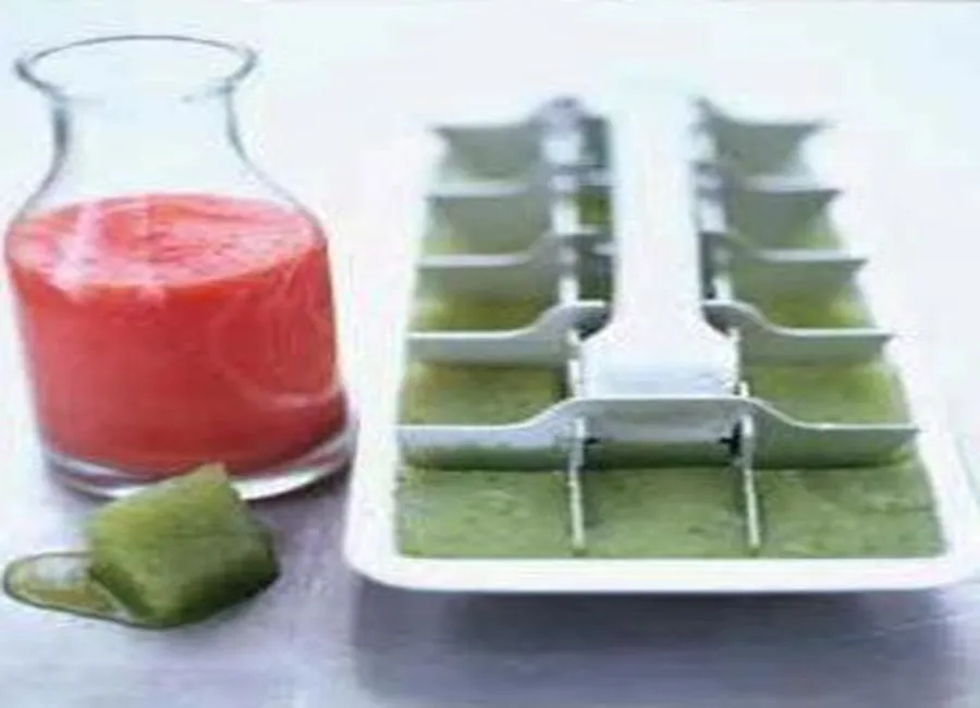 Glaçons au concombre pour bloody mary