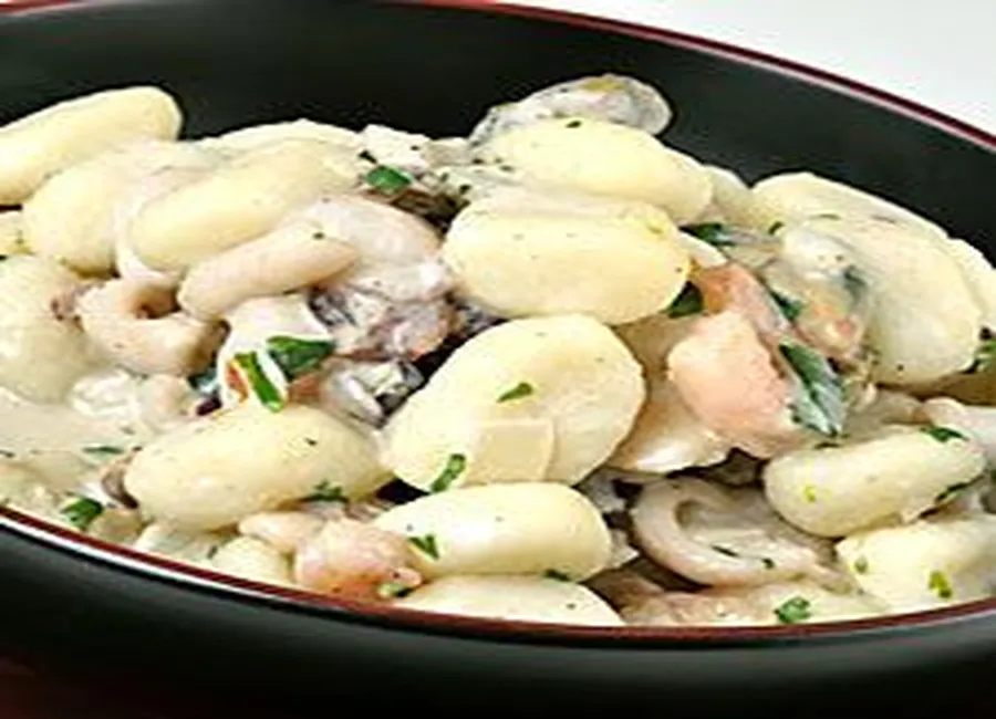 Gnocchi aux fruits de mer