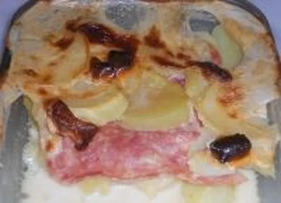 Gratin au jambon