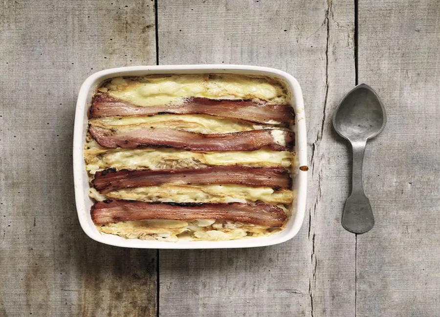 Gratin d'orge, chou-fleur et durrus de trish deseine