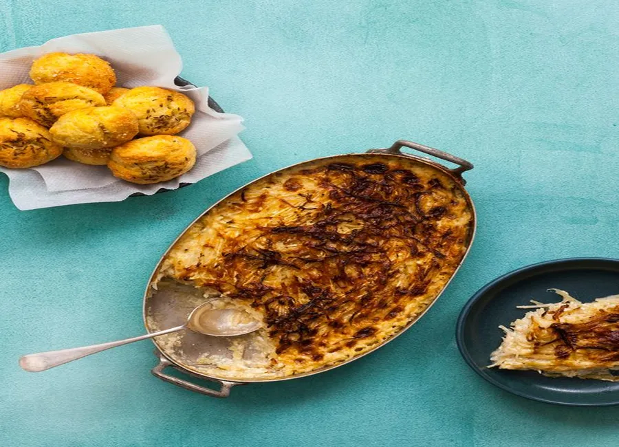 Gratin de céleri-rave et beaufort