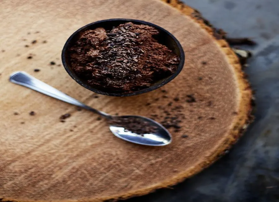 Mousse au chocolat amelonado de são tomé