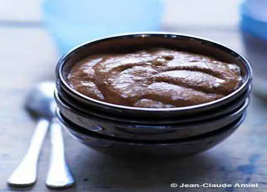 Mousse au chocolat et beurre salé