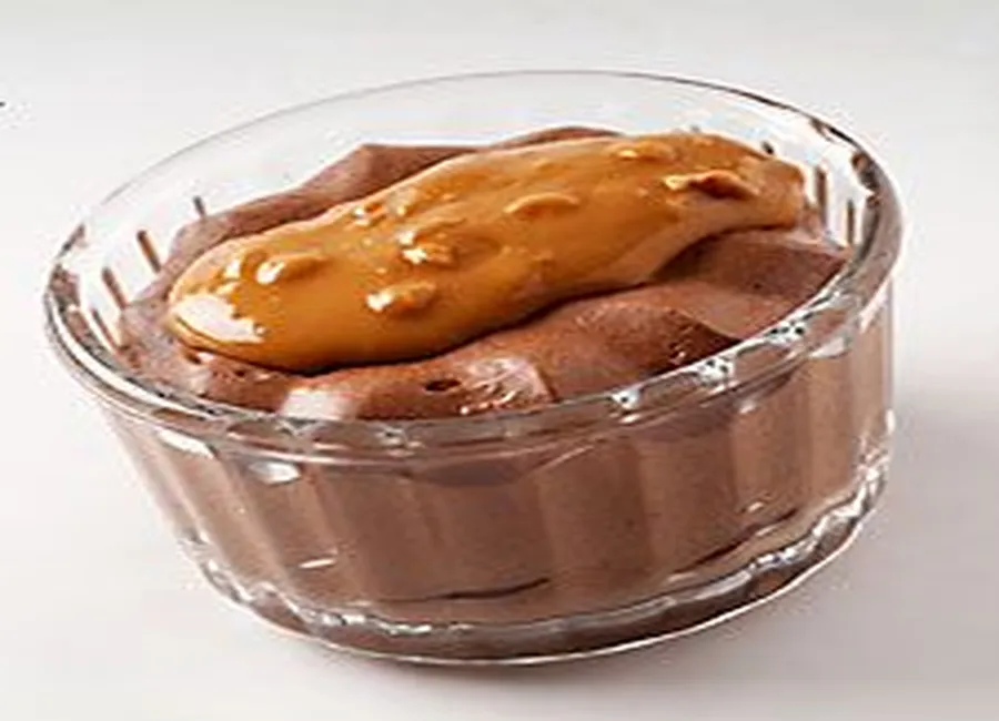 Mousse chocolat et arachides