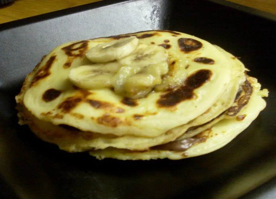 Pancakes nutella-banane
