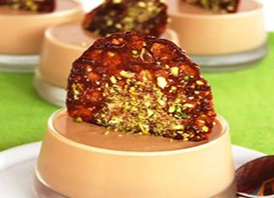 Panna cotta de yogourt aux carambars