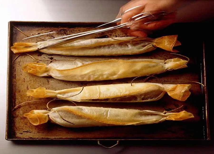 Papillote aux deux poissons