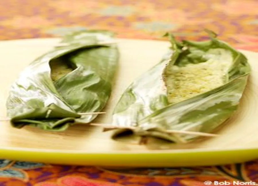 Papillotes en feuille de bananier