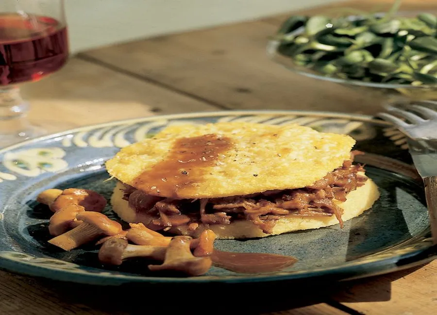 Parmentier d'agneau à la polenta
