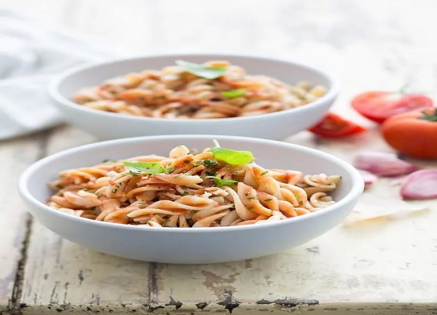 Pâtes au basilic weight watchers