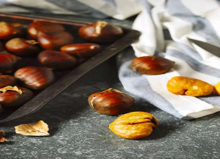 Poêlée de marrons et de lardons