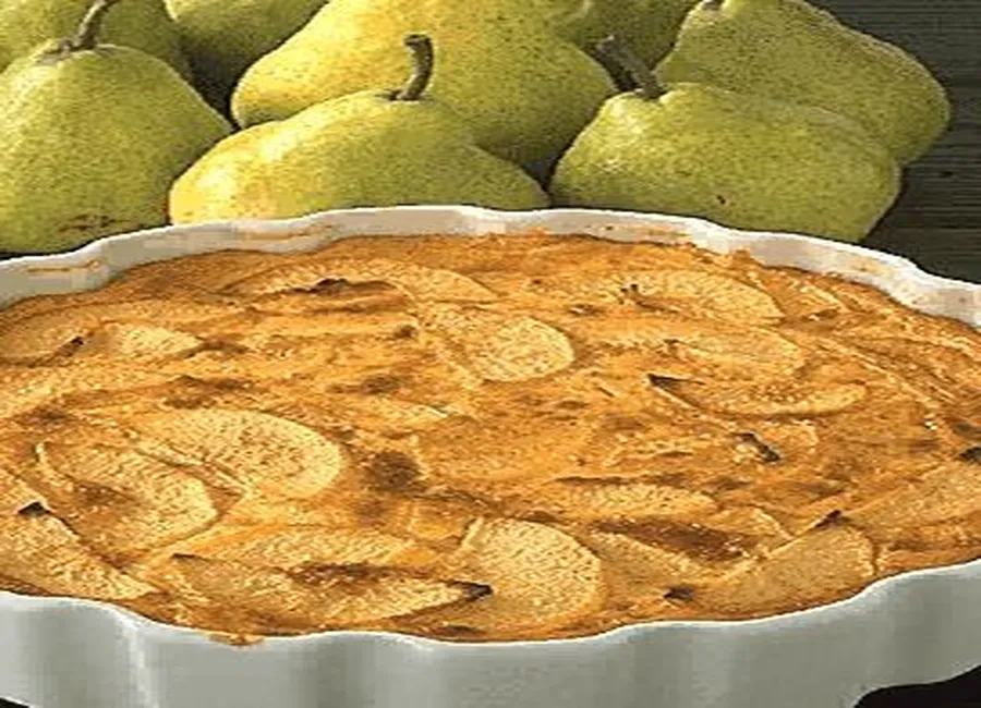 Poires au flan