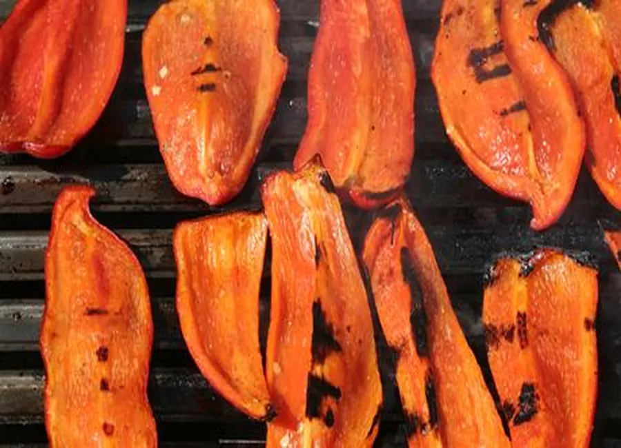 Poivrons au barbecue