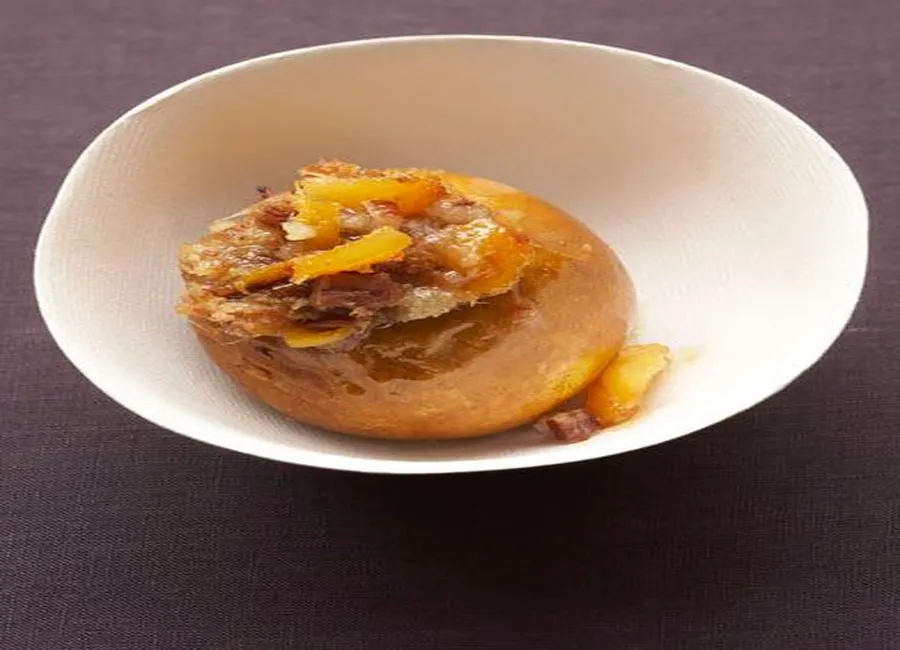 Pommes rôties aux dattes