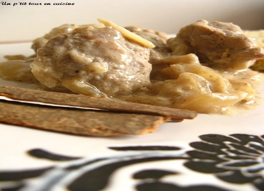 Porc à la crème d'amande parfumé à la cannelle