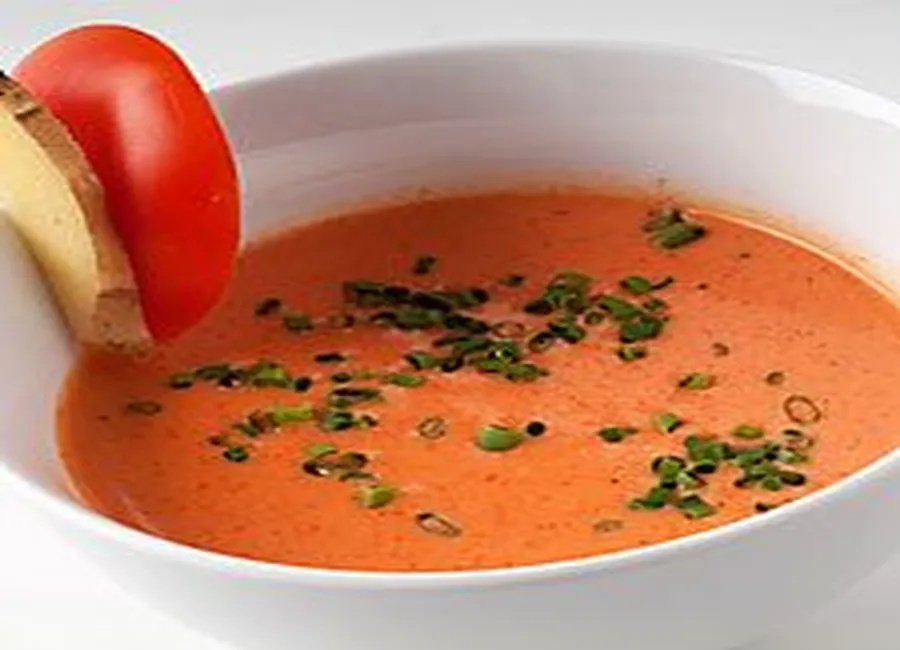 Potage de tomate et gingembre