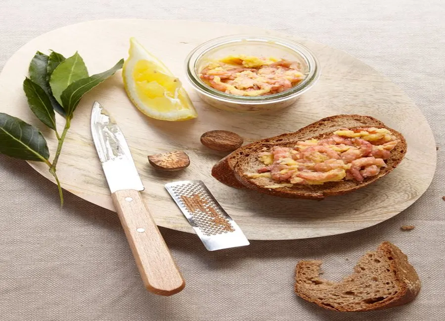 Terrine de crevettes grises aux épices