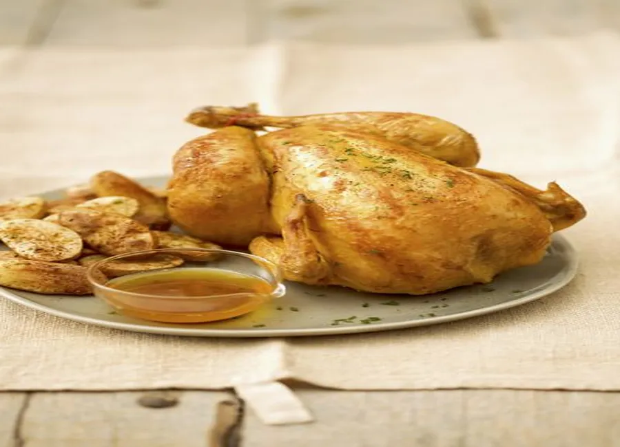 Poularde pochée
