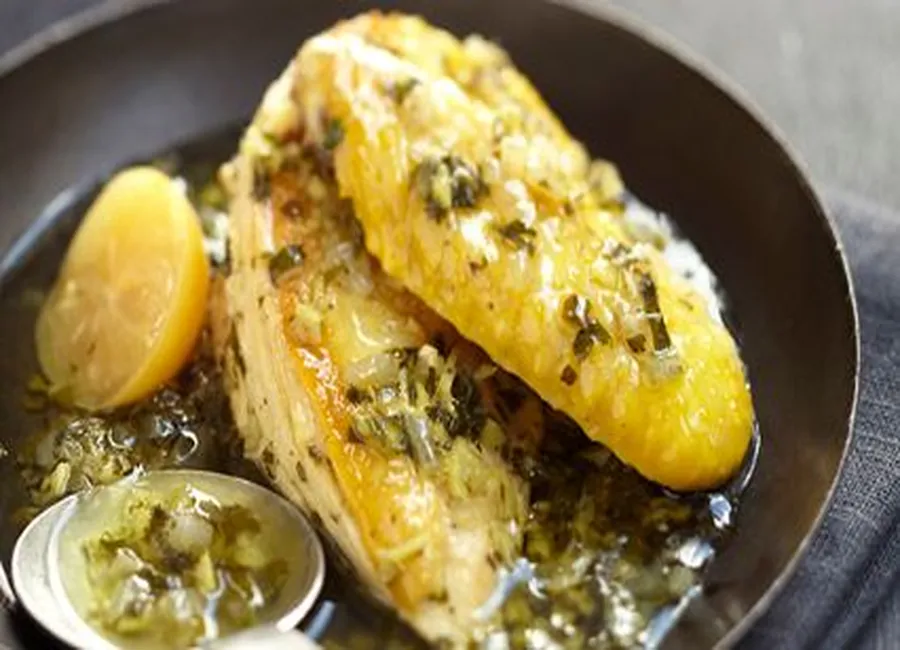 Poulet fermier des landes confit à l'orientale