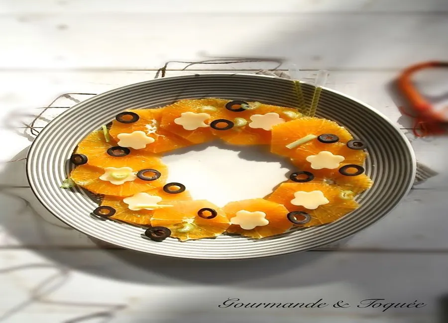 Salade d'orange salée