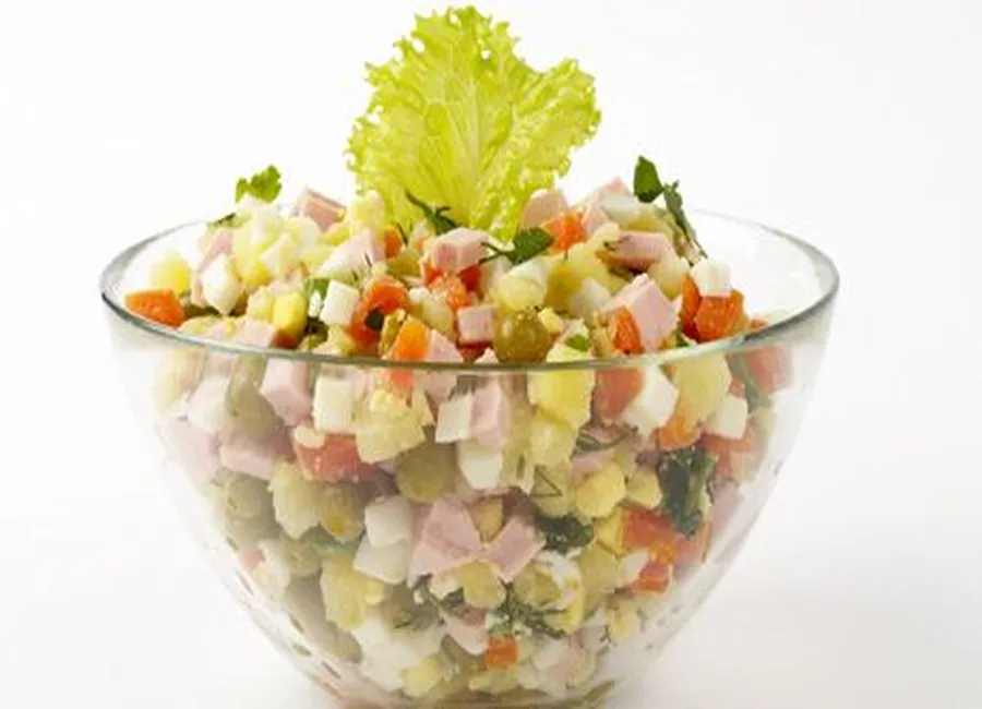 Salade de betterave au jambon blanc
