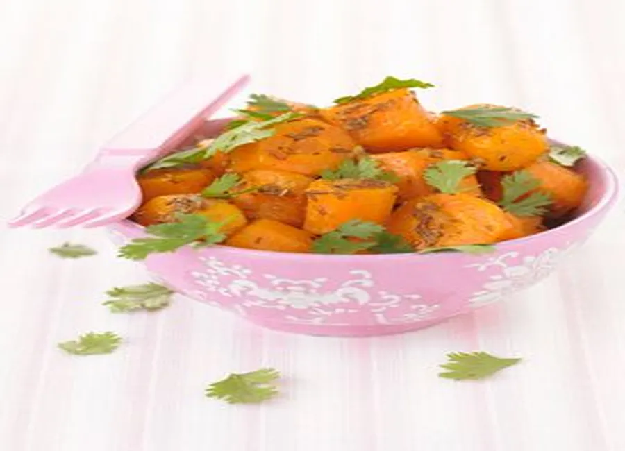 Salade de carottes au cumin et à la coriandre