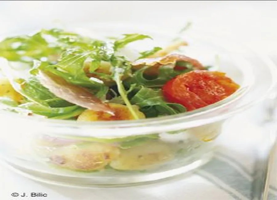 Salade de gnocchis à la roquette