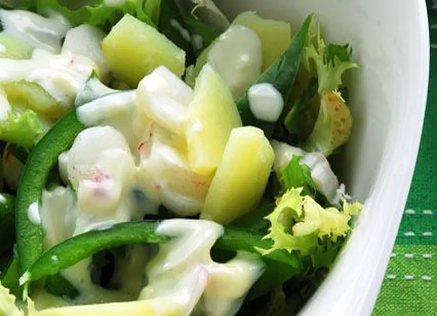 Salade de légumes verts