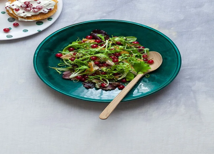 Salade de maquereau fumé aux groseilles