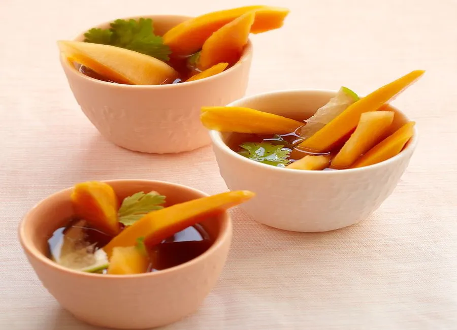 Salade de papaye au thé de trish deseine