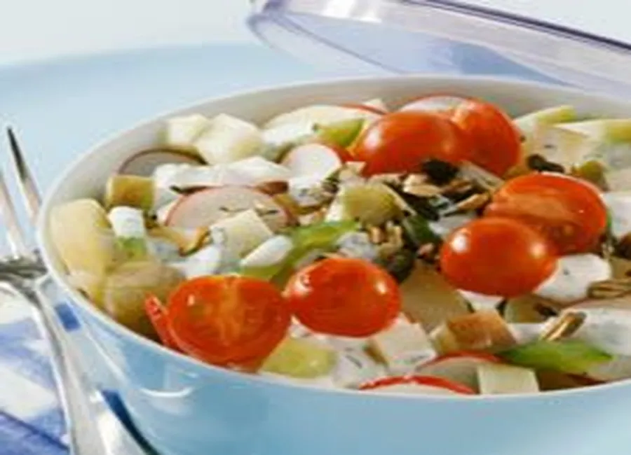 Salade de pommes de terre au cresson