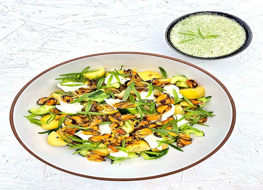 Salade de pommes de terre et de moules