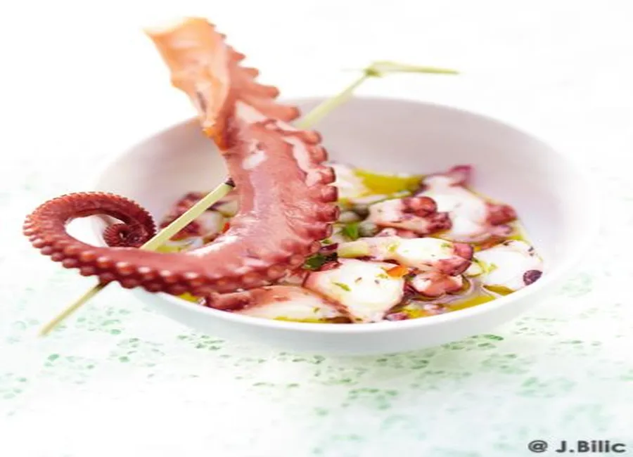 Salade de poulpe aux câpres
