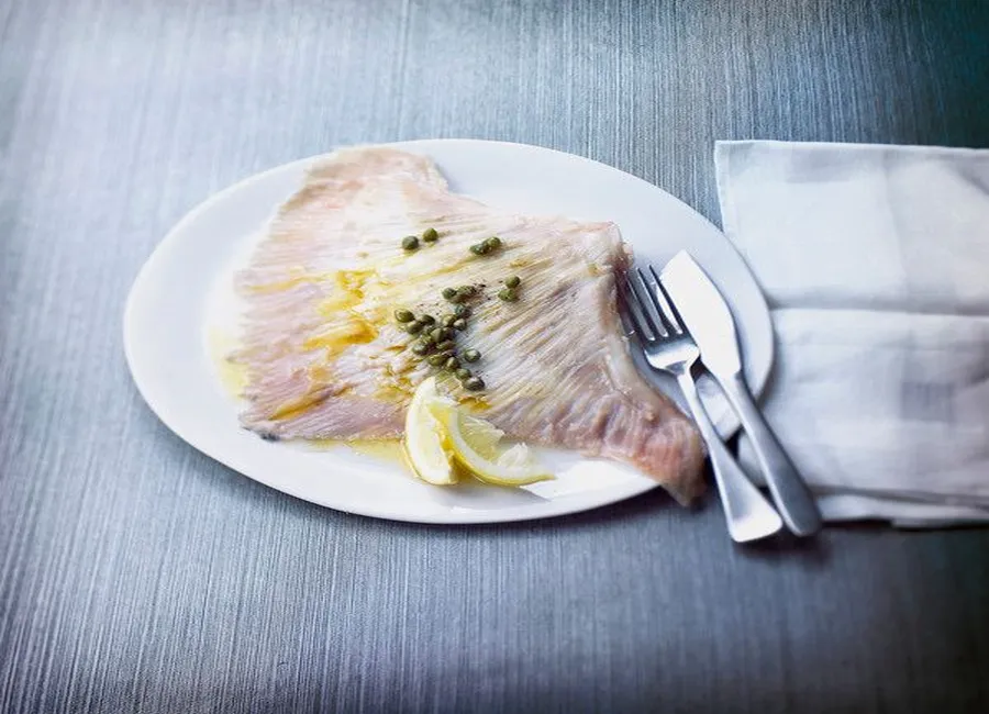 Salade de raie aux poivrons