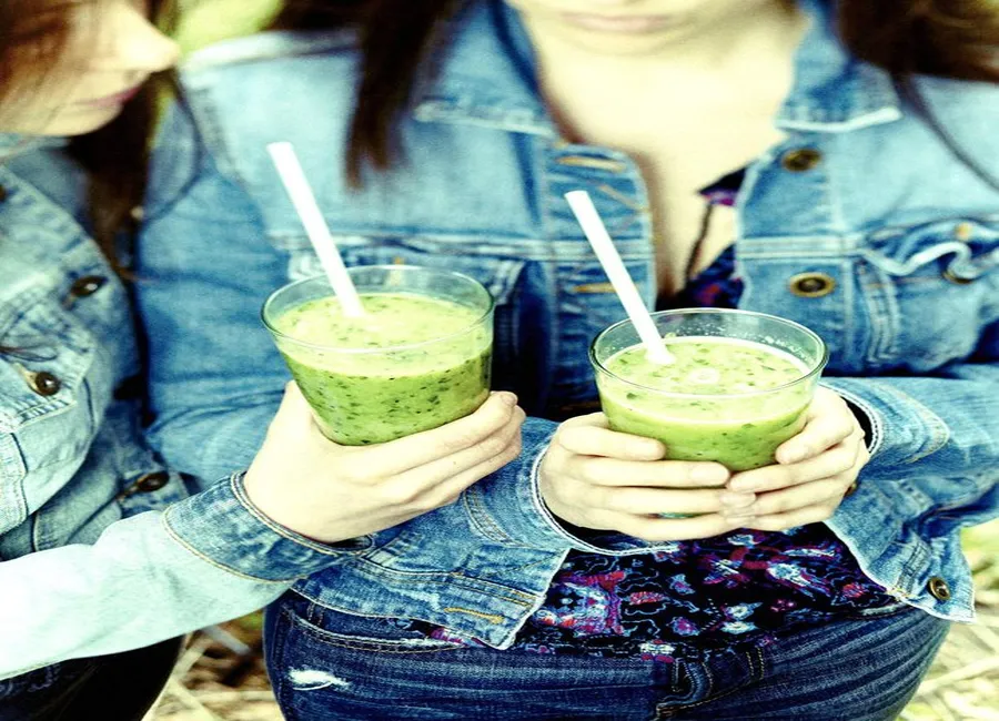 Smoothie au lait d'amande