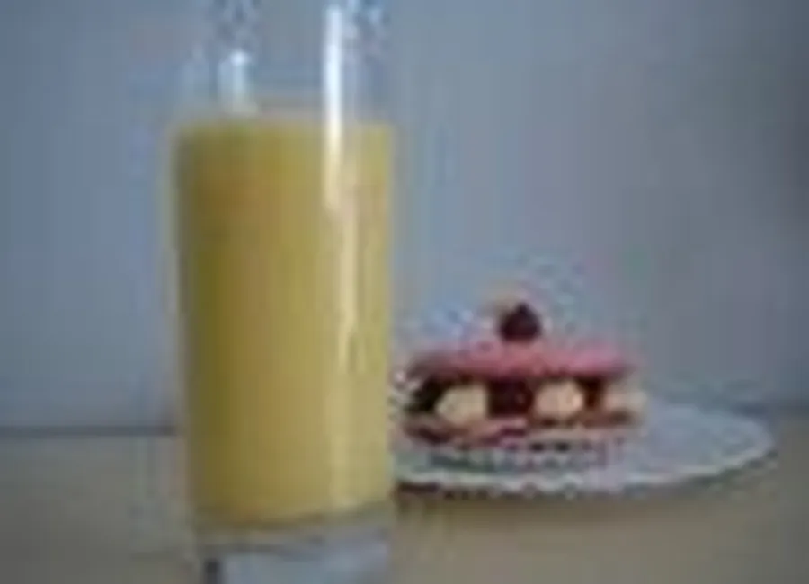 Smoothie mangue et rose