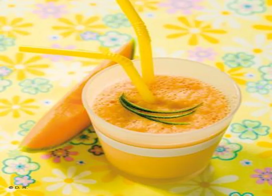 Smoothie melon-citron vert