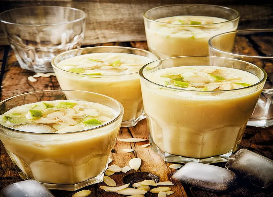 Smoothie pomme de terre, vanille et pomme verte