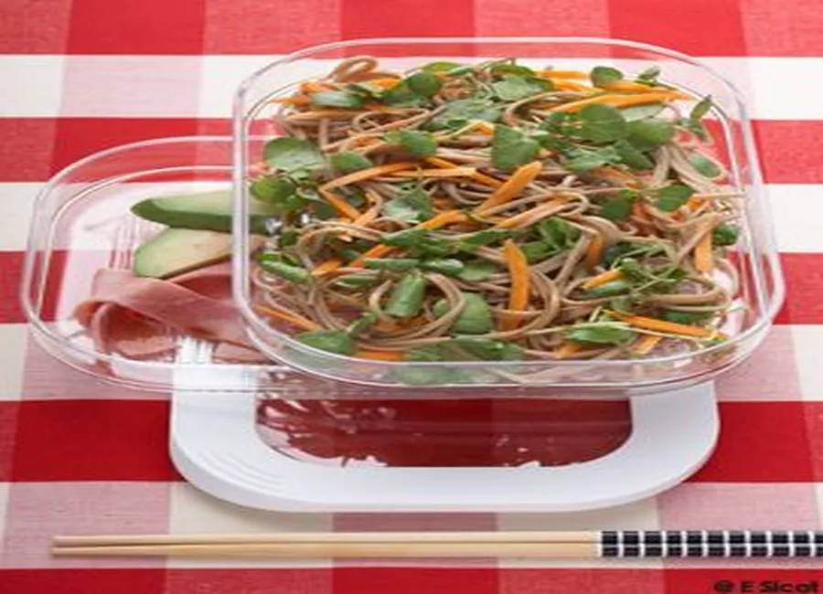Soba en salade au cresson
