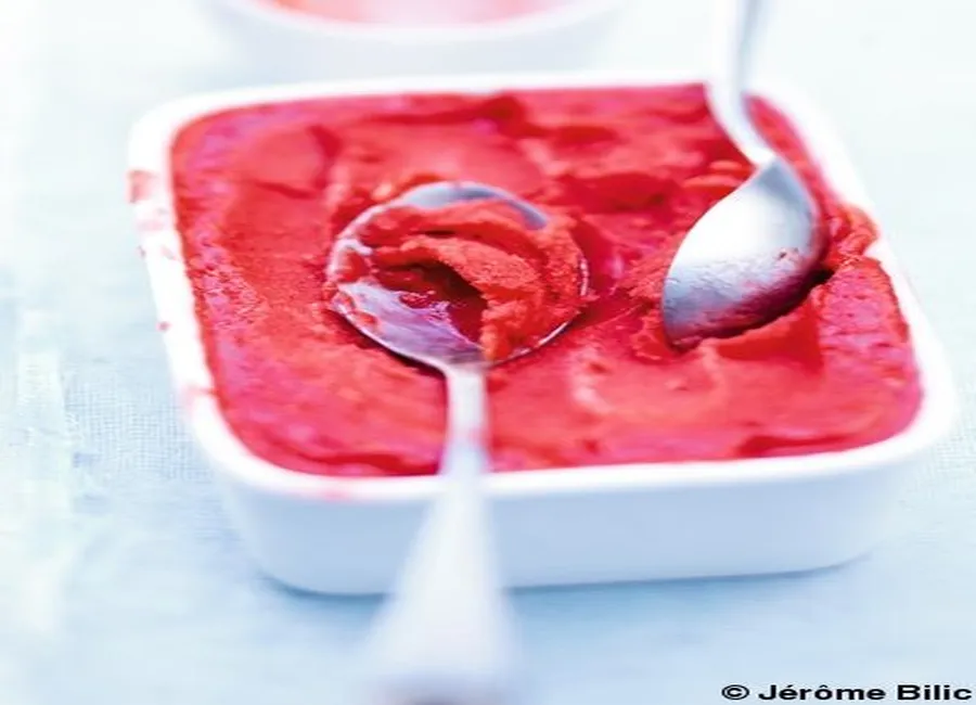 Sorbet fraise - framboise