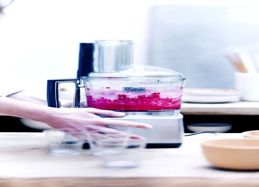 Sorbet minute aux framboises