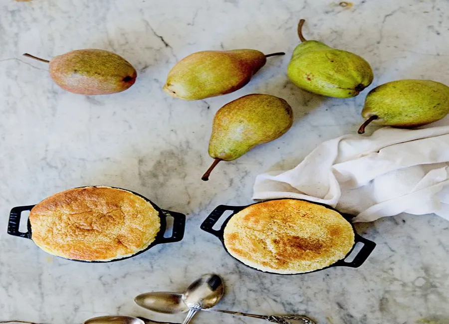 Soufflés aux poires de mimi thorisson